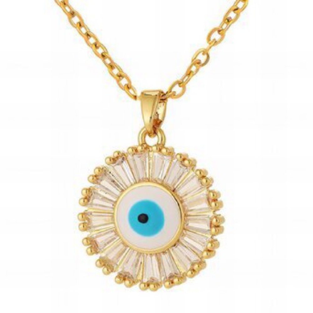 Radiant Guard necklace 18K GOLD PLATED STAINLESS STEEL